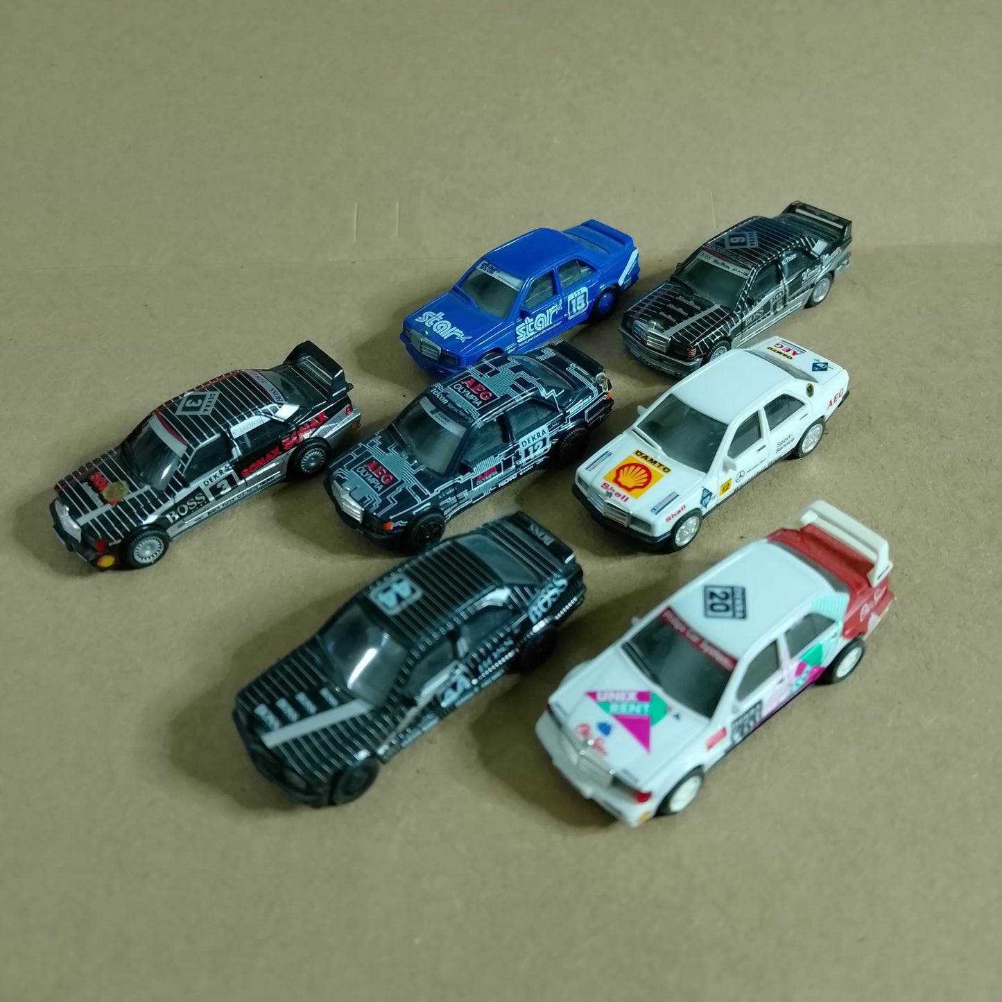 Herpa 1:87 Mercedes 190e Amg evo etc DTM Racing car collection bundle nice loose