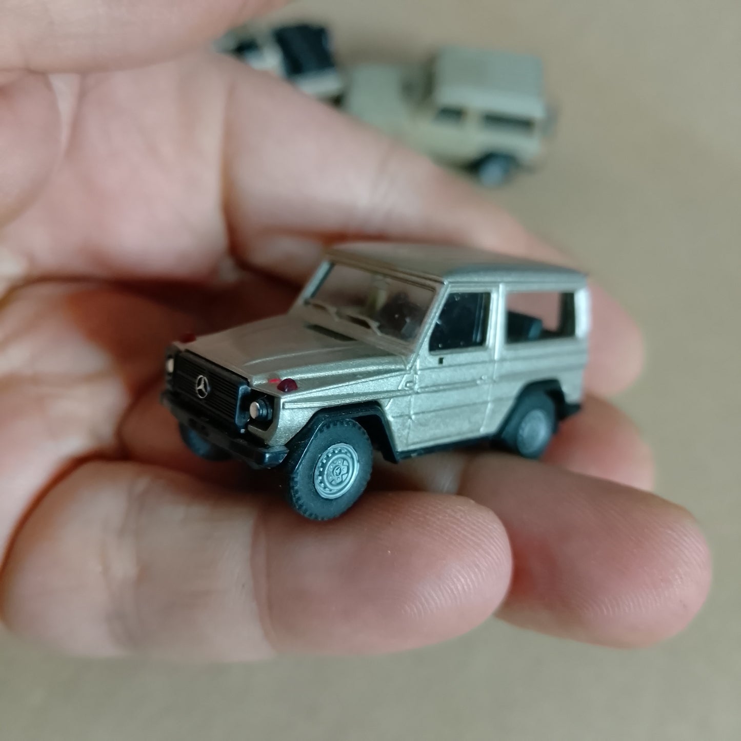 Herpa 1:87 Mercedes collection of SWB G-Wagon 4x4 vehicles inc cabriolet nice loose