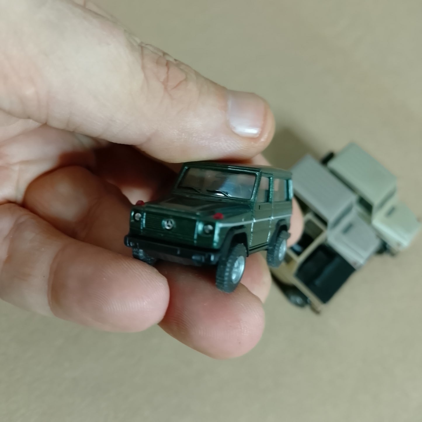 Herpa 1:87 Mercedes collection of SWB G-Wagon 4x4 vehicles inc cabriolet nice loose