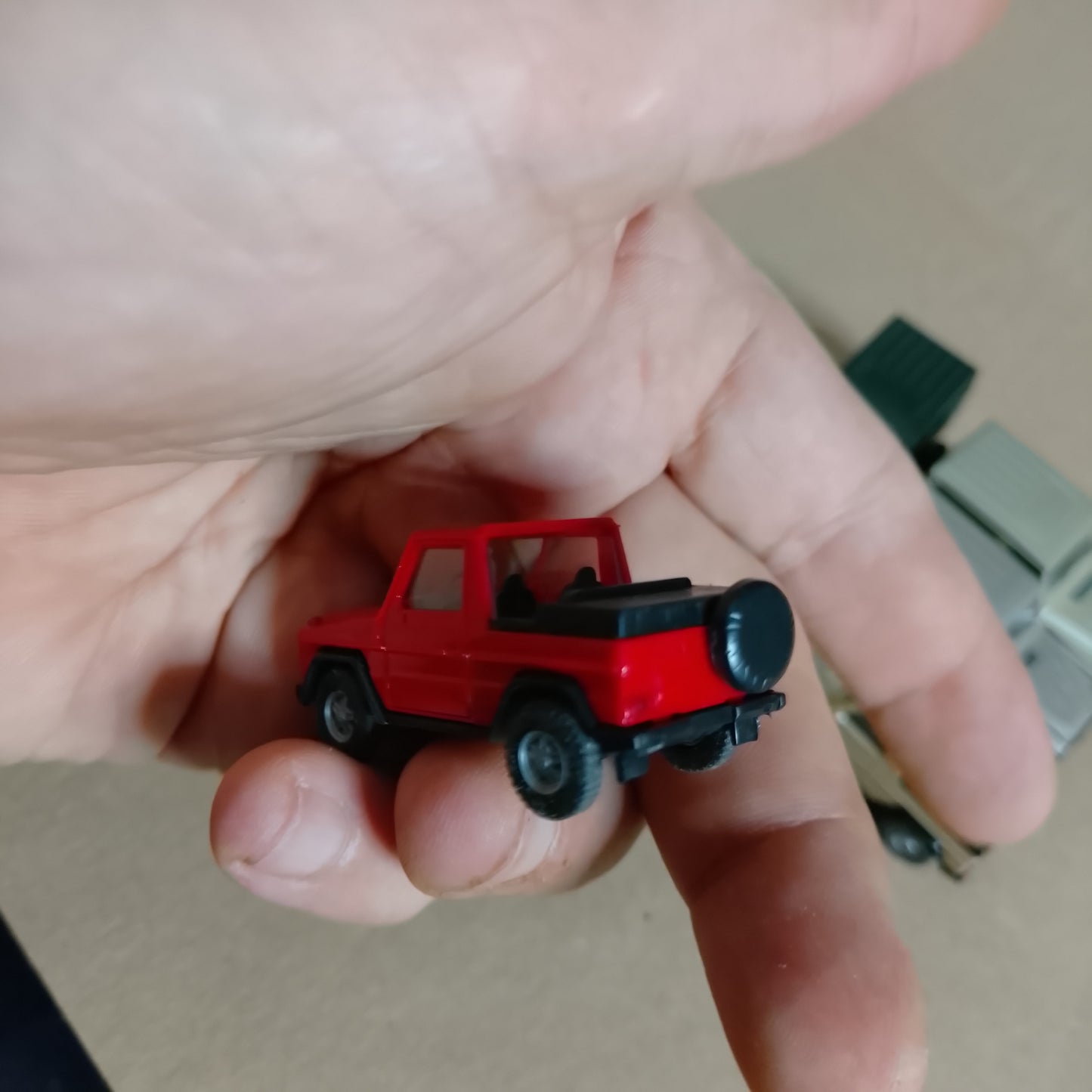 Herpa 1:87 Mercedes collection of SWB G-Wagon 4x4 vehicles inc cabriolet nice loose