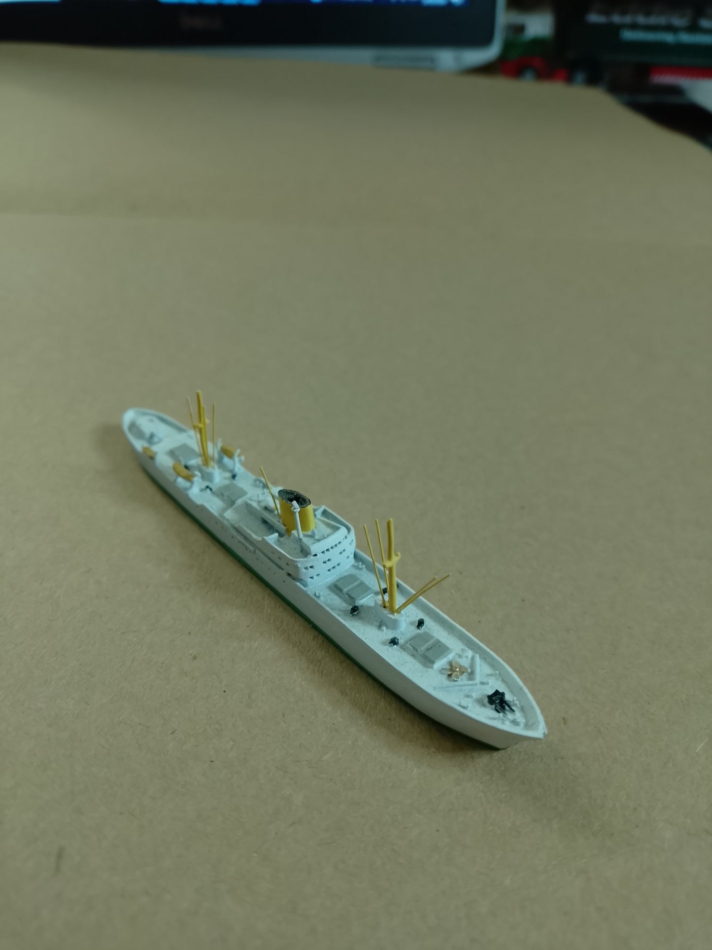 CM-Miniaturen CM-KR 250 1:1250 Waterline Pentilikon ship model vgc loose