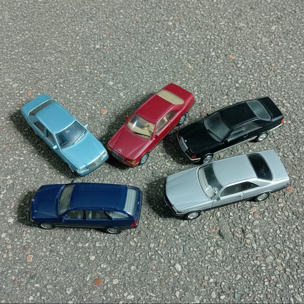 Herpa 1:87 90's Mercedes 300ce e320560 sec class etc cars vehicles nice loose lot x5