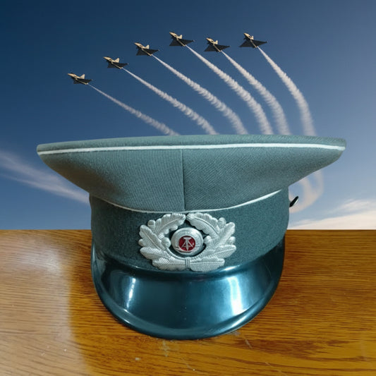 Vintage East German Air Force (Luftstreitkräfte) Cap Military Hat NVA size 57 1856 Y