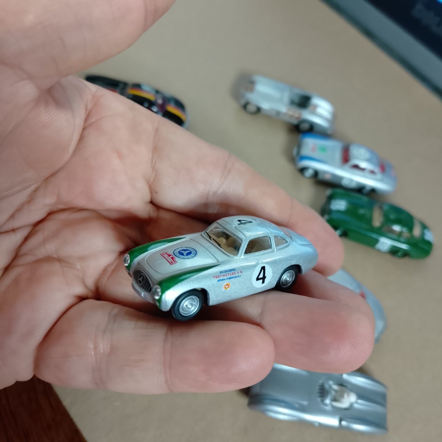 western schuco wiking etc 1:87 various Classic mercedes sports racing cars  loose nice
