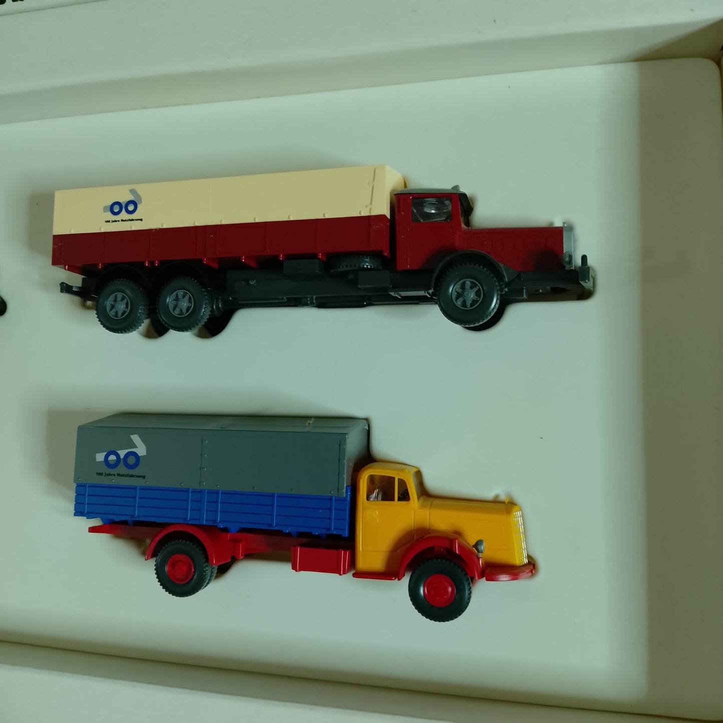 Wiking 1:87 Mercedes-Benz 100 years truck set unused in box detailed plastic models