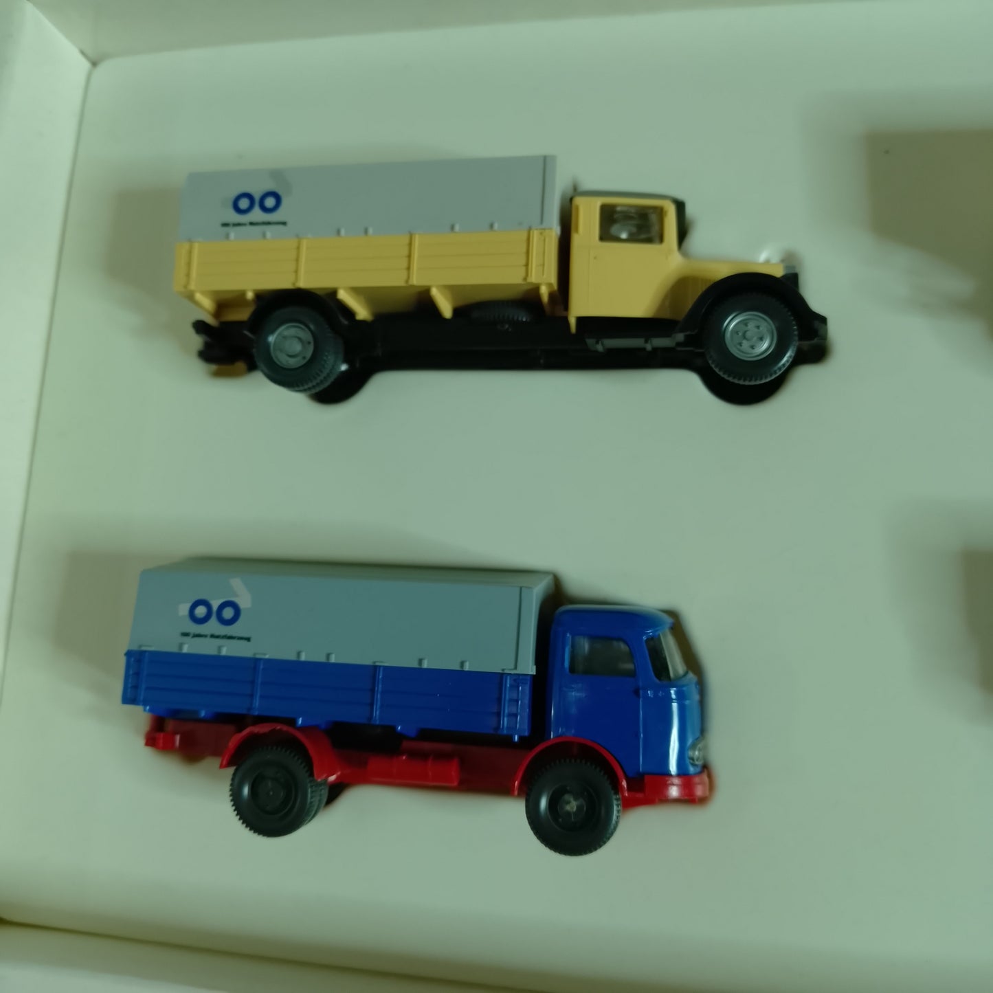 Wiking 1:87 Mercedes-Benz 100 years truck set unused in box detailed plastic models
