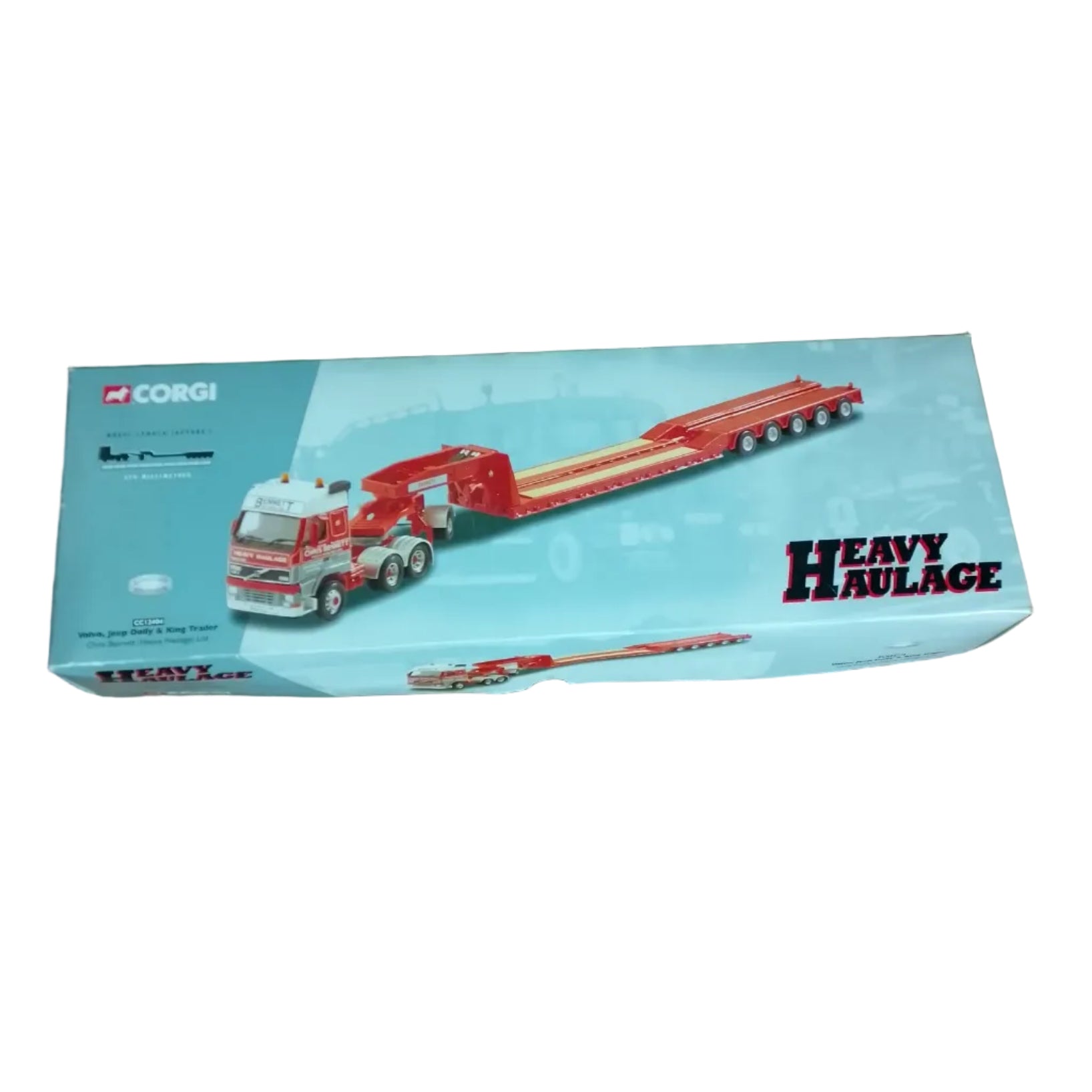 Corgi 1:50 Scale Heavy Haulage CC12404 - Volvo, Jeep Dolly & King Trailer Chris Bennett Perfect boxed

