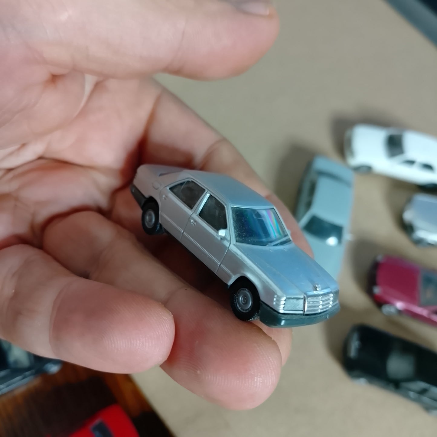 Herpa 1:87 Mercedes  80's 90's inc 190e evo cars x7 loose vgc detailed plastic