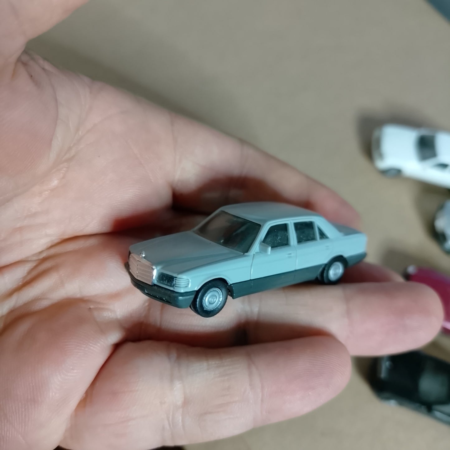 Herpa 1:87 Mercedes  80's 90's inc 190e evo cars x7 loose vgc detailed plastic