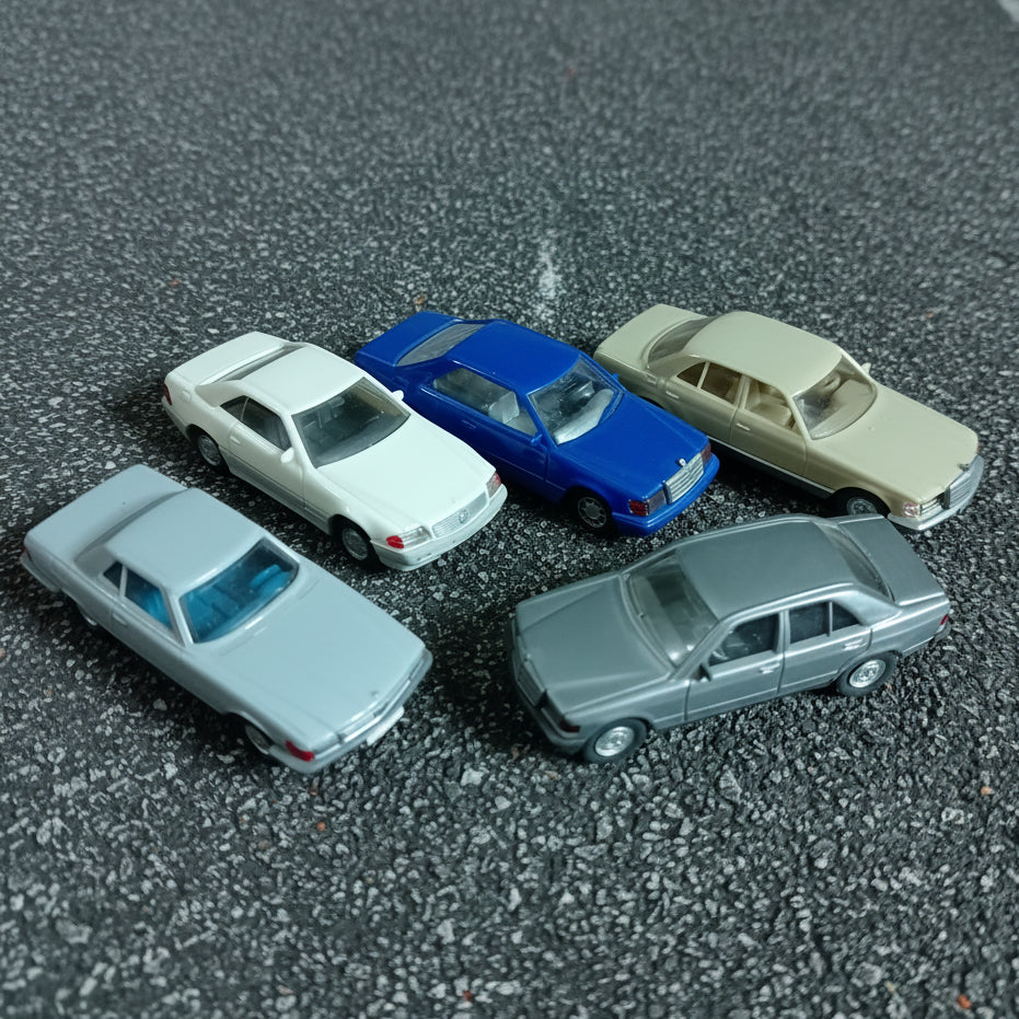 Wiking 1:87 Mercedes cars Mostly 90's x5 loose vgc detailed plastic 350 sl