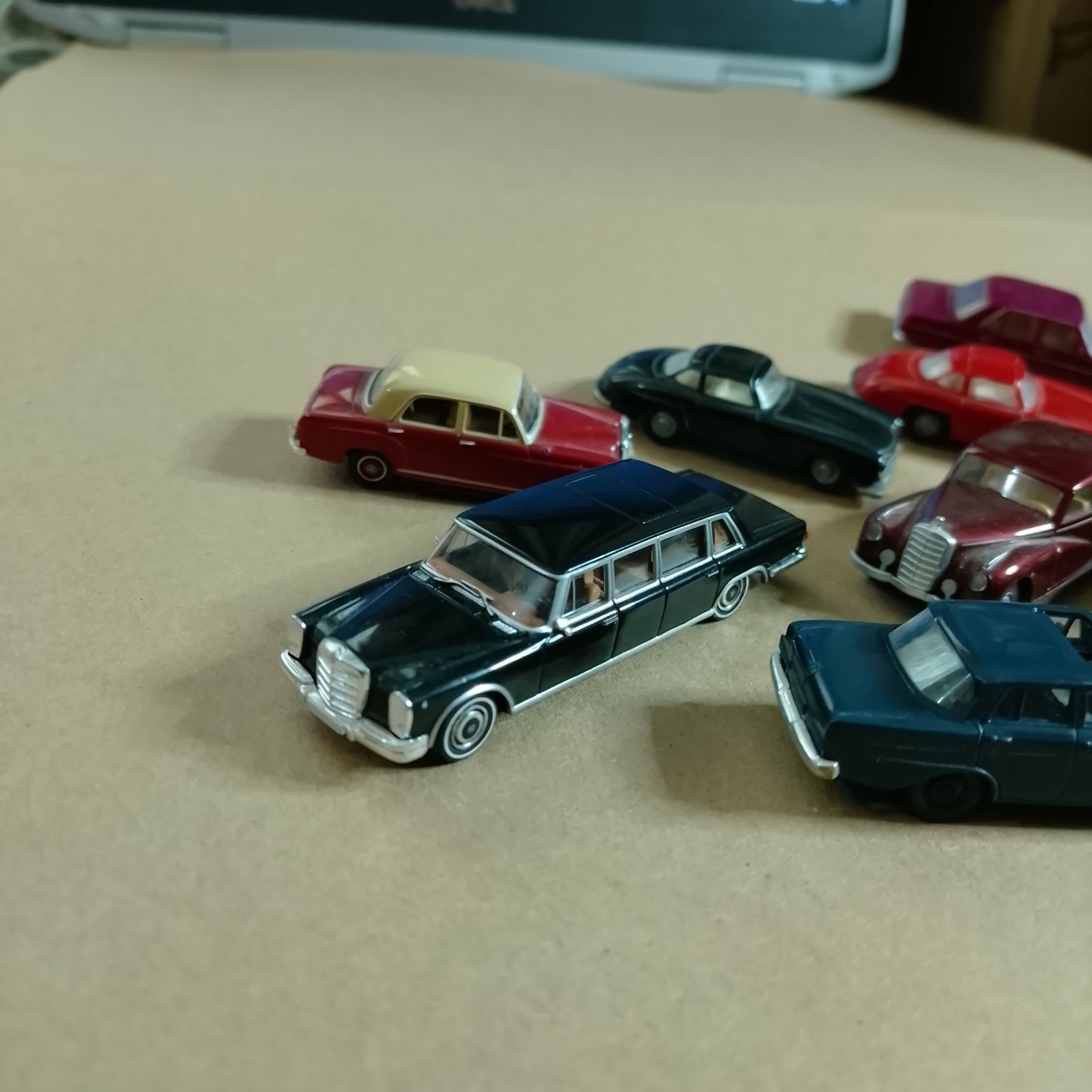 Brekina praline etc 10x 1:87 Classic Mercedes cars nice loose lot detailed plastic