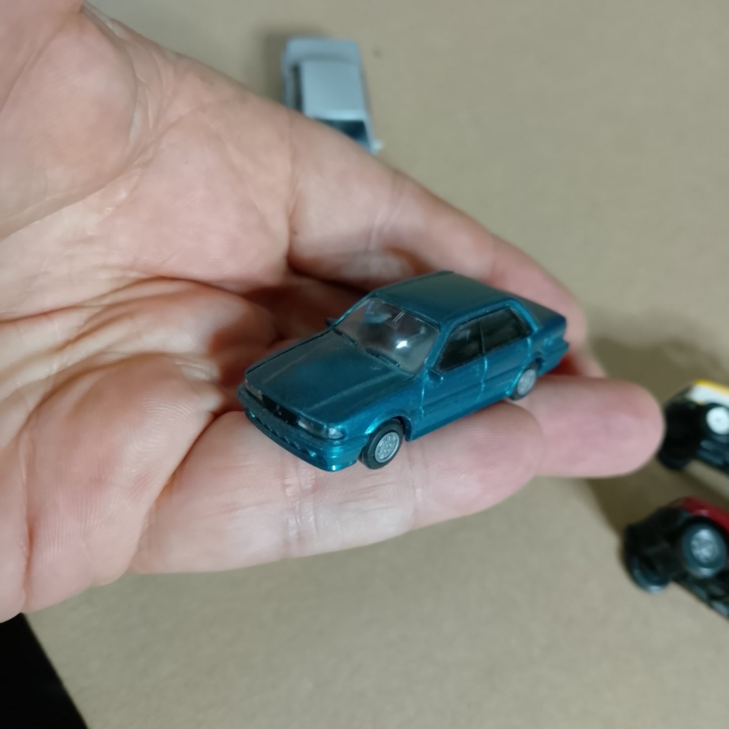 Wiking Rietz 1:87 detailed plastic small Mitsubishi 90's road cars 4x4's loose nice