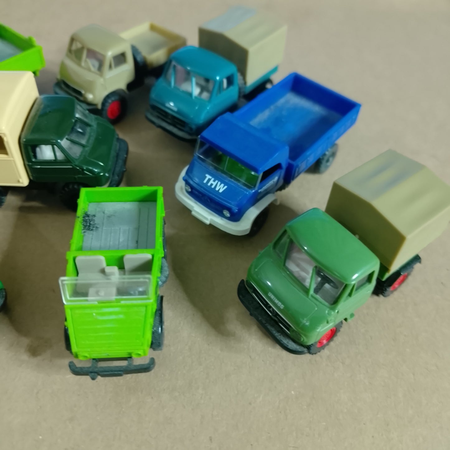 Wiling Brekina etc 1:87 Mercedes Commercial vehicles unimog etc bundle x8