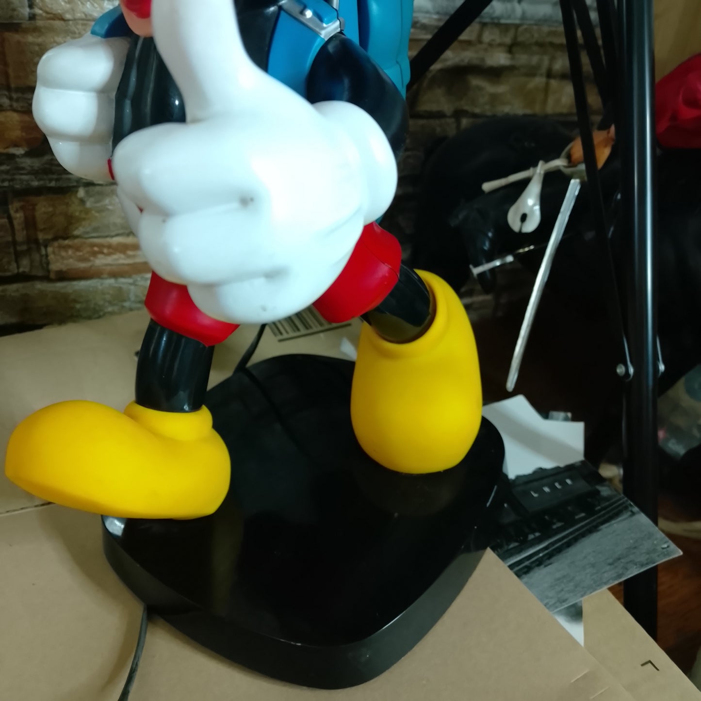 Retro late 80's Tyco Disney Mickey Mouse home landline phone nice example