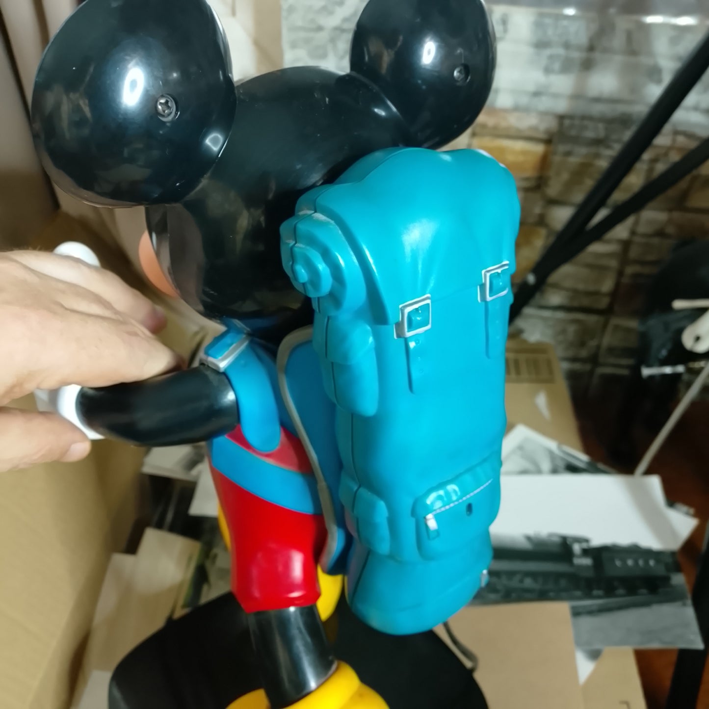 Retro late 80's Tyco Disney Mickey Mouse home landline phone nice example