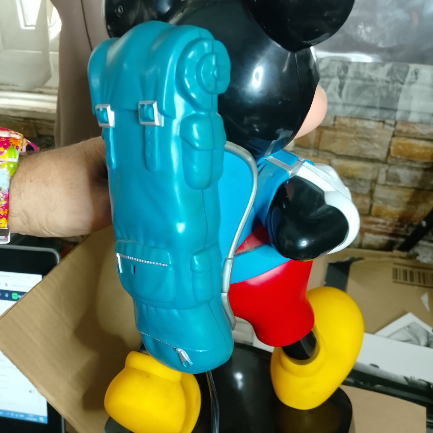 Retro late 80's Tyco Disney Mickey Mouse home landline phone nice example
