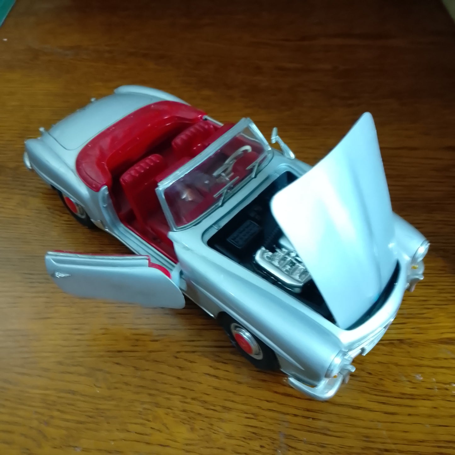 Welley 1:18 Mercedes 1955 190sl cabriolet nice loose diecast big model