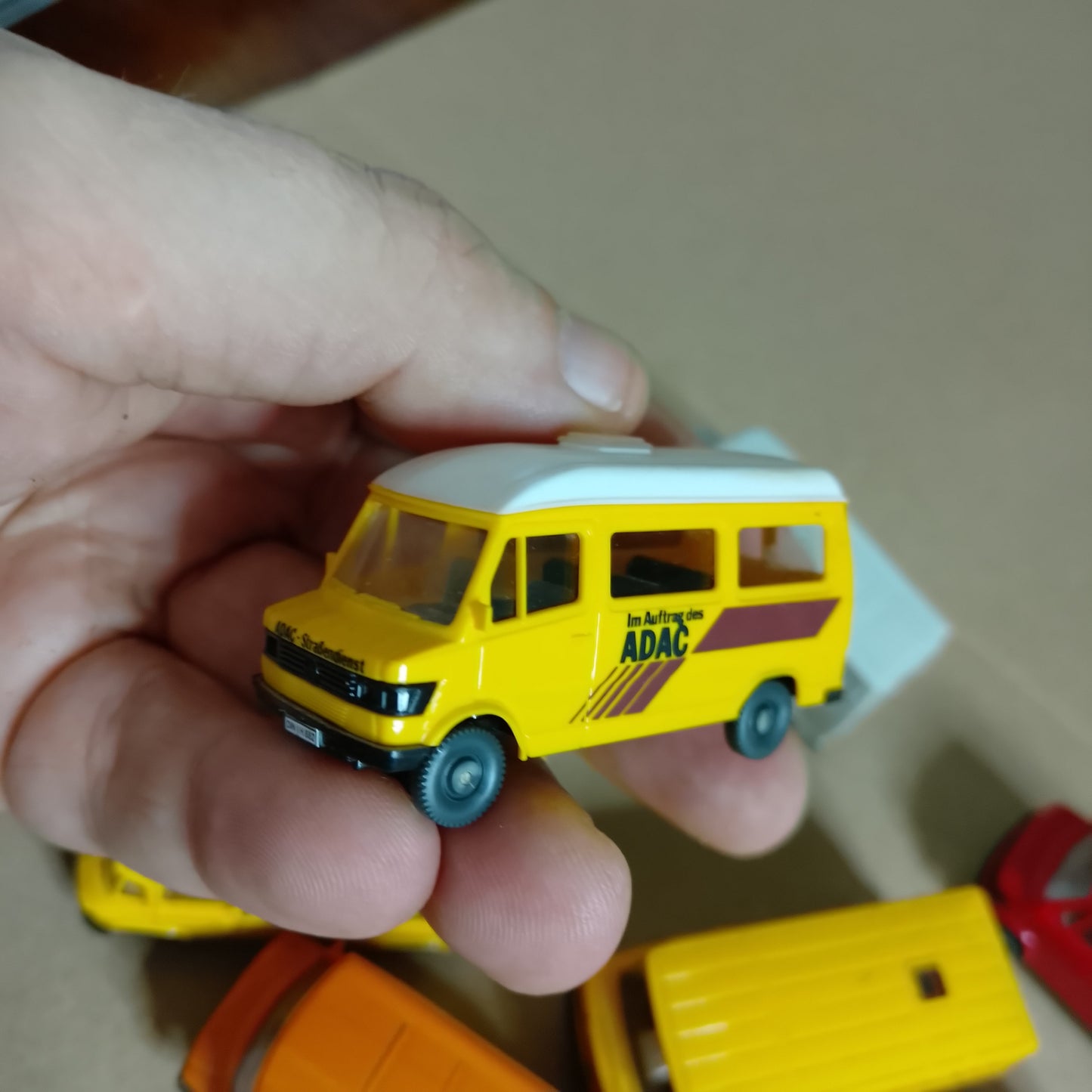 Wiking 1:87 collection of Mercedes classic 70's 80's vans x7 plastic models vgc