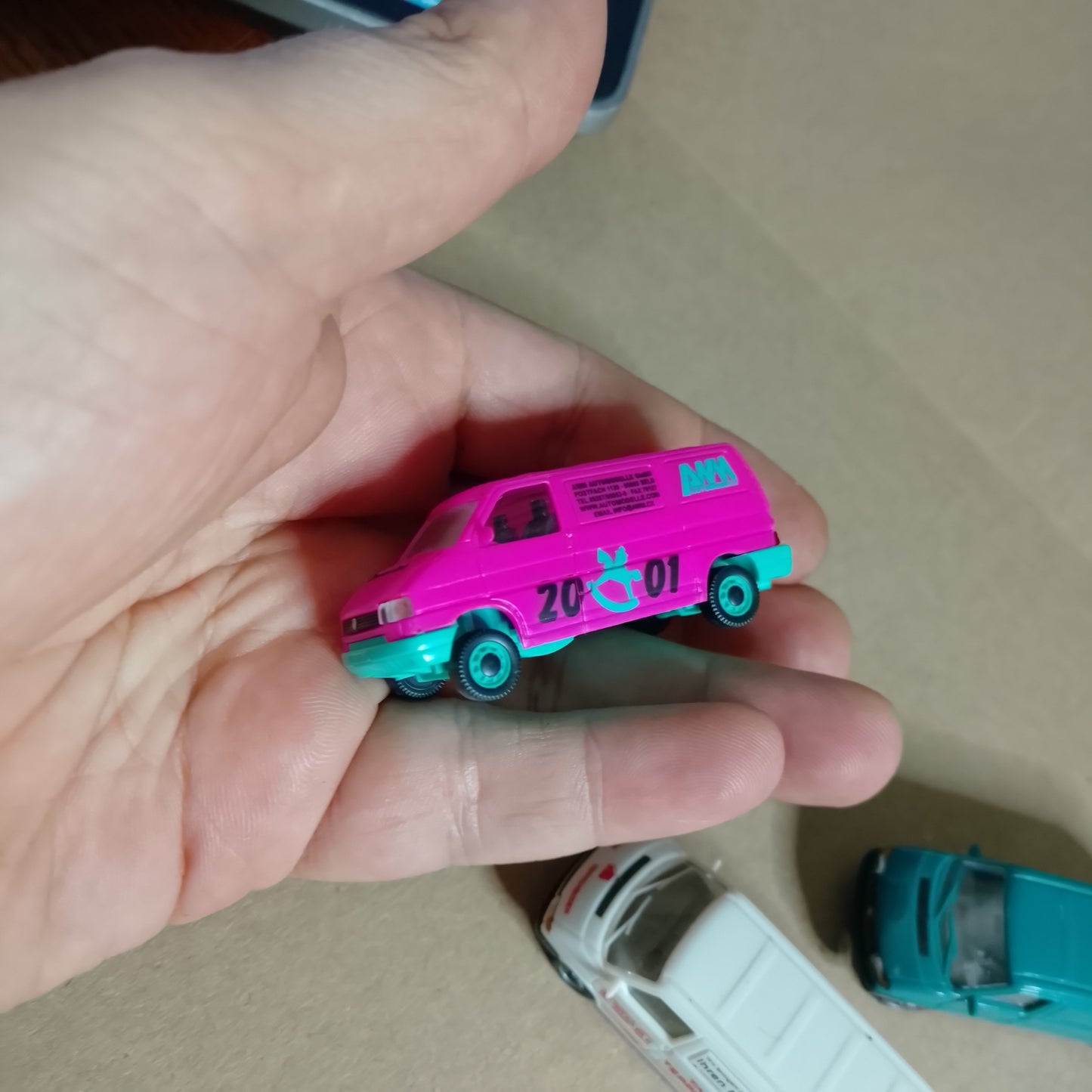 AMV 1:87 VW 90'S EARLY 2000'S delivery vans nice promo plastic models