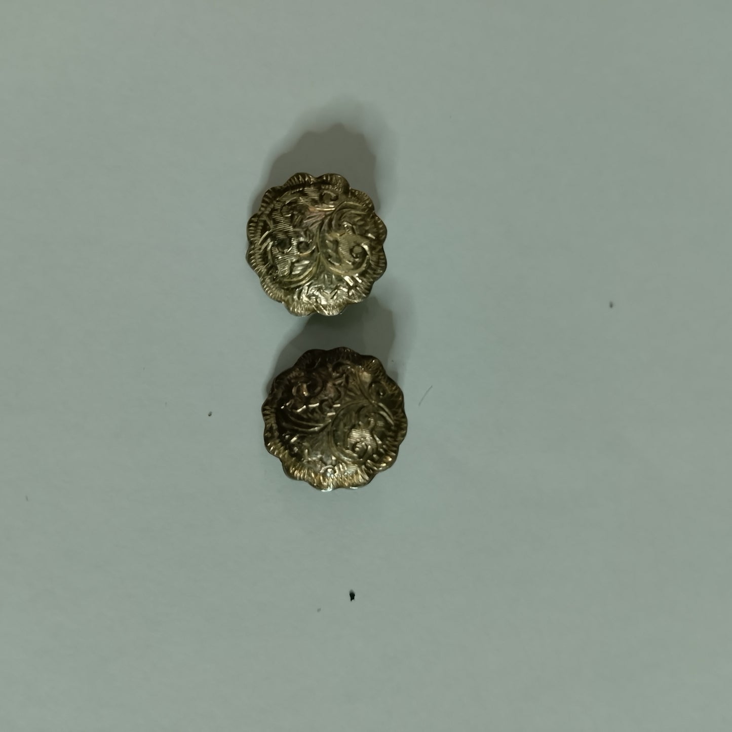 Vintage Sterling Silver clip on earrings approx 4 grms