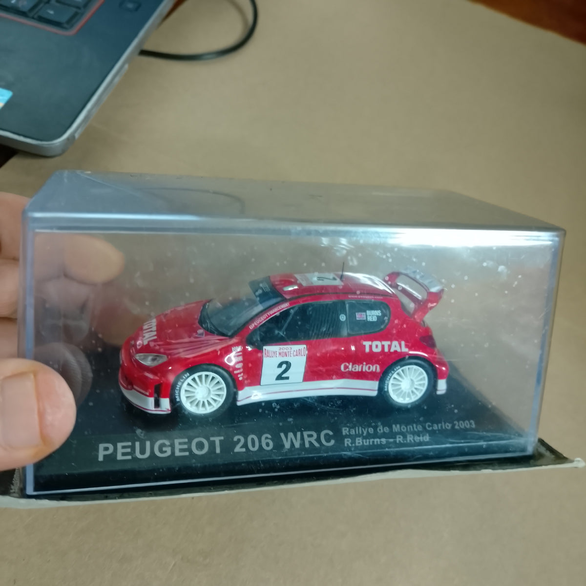 Deagostini Ixo 1:43 Peugeot 206 WRC 2003 richard burns perfect boxed diecast model