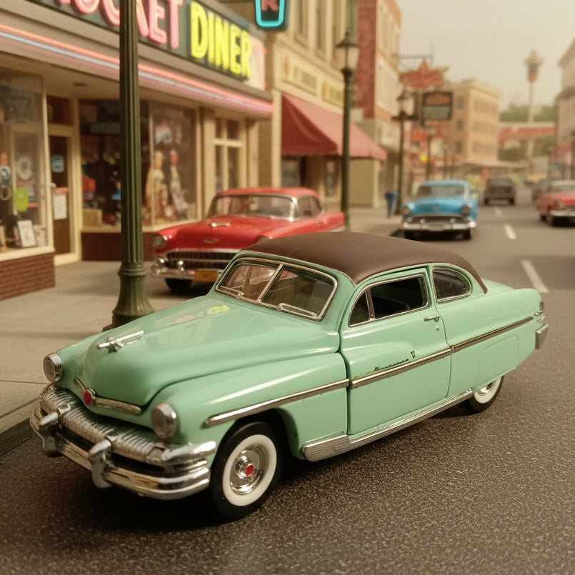 Franklin mint cars of the fifties 1951 Mercury Monterey 1:43 diecast excellent has box