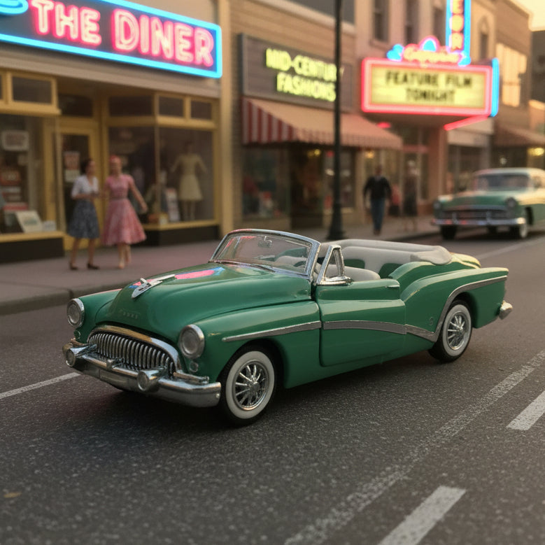 Franklin mint cars of the fifties 1953 Buick Skylark 1:43 diecast excellent has box