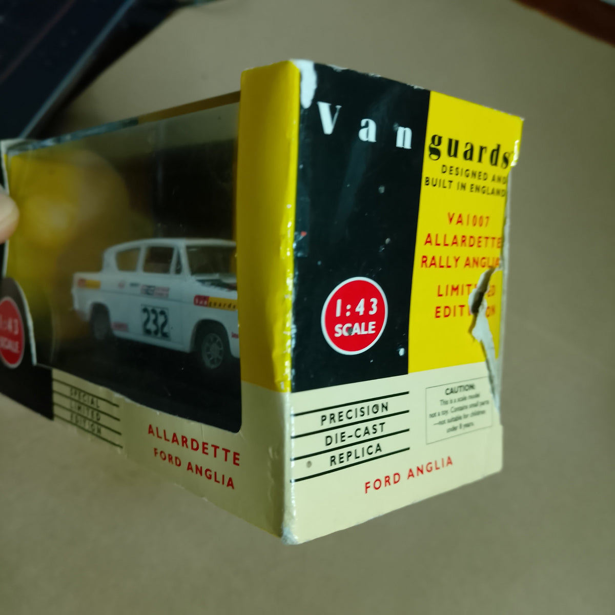 Vanguards LLedo 1:43 Ford Anglia Allardette rally racing car VA1007 BOXED Diecast model