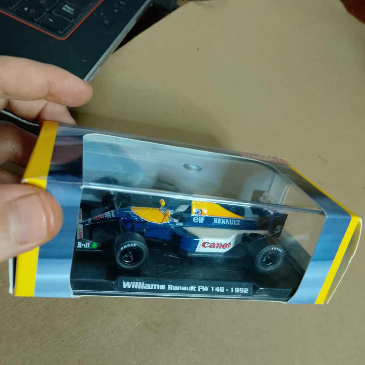 Atlas Editions 1:43 Williams Renault fw 14b 1992 F1 Racing car Nigel Mansell