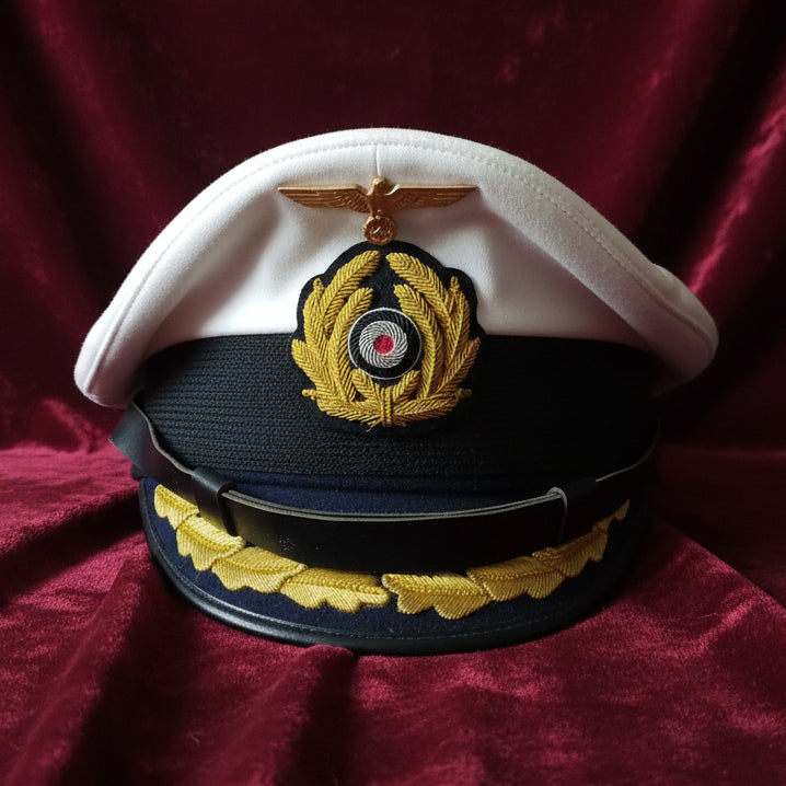 WW2 German Kreigsmarine kapiton Visor cap quality reanactment reproduction size 58