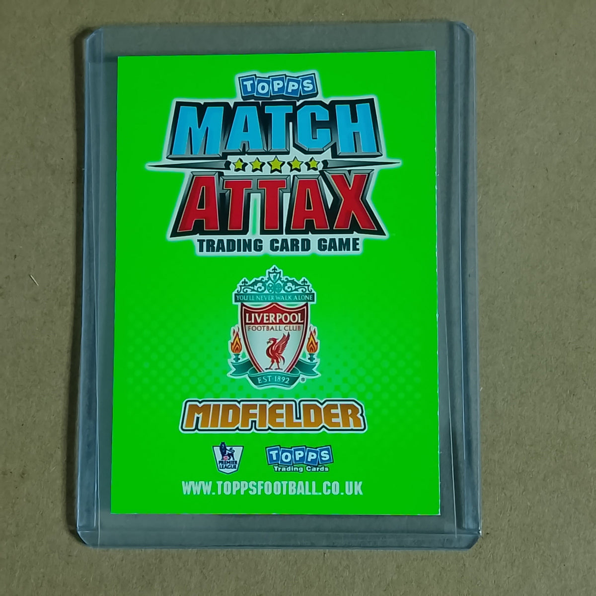 Joe cole 2010 match attax showboat chrome card #370 Liverpool football Excellent sleeved