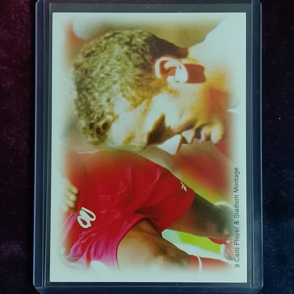 Michael Owen 1999 Futera montage card #74 Liverpool football Excellent sleeved