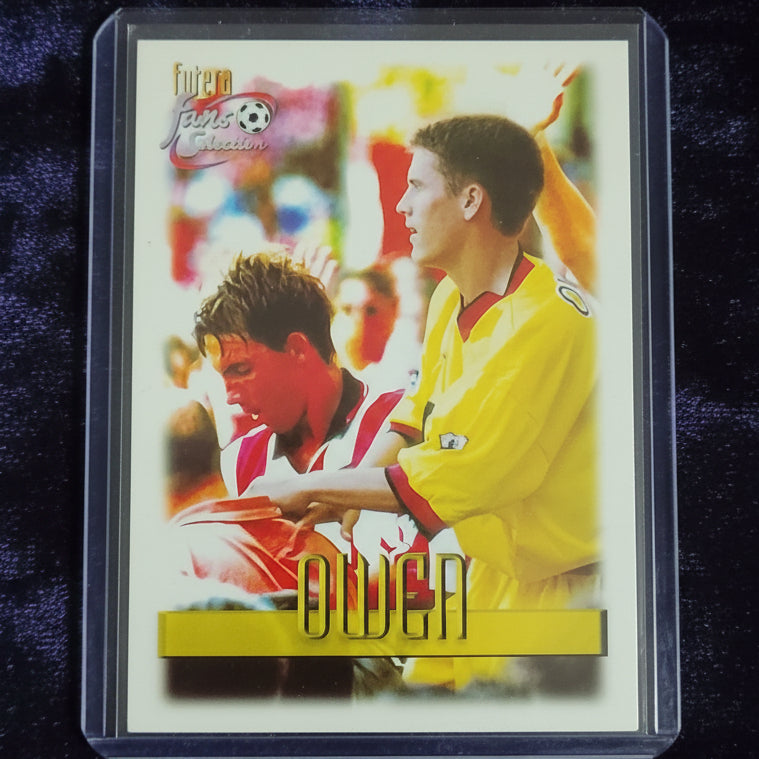Michael Owen 1999 Futera fans selection #87 Liverpool football excellent sleeved