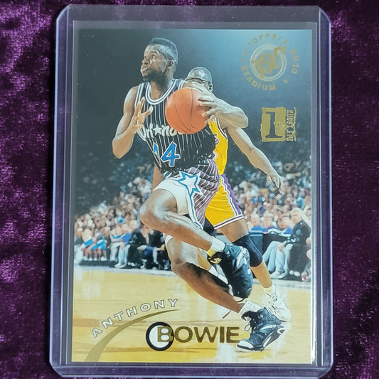 Anthony Bowie 1995 Topps stadium club 1st day issue #213 Orlando Magic NBA VGC 