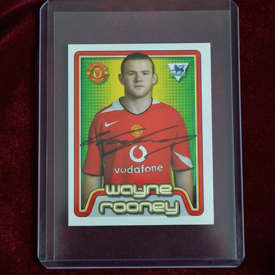 itle
Wayne Rooney 1996 Merlin FA Premier league 05  #373 sticker Manchester United excellent 

