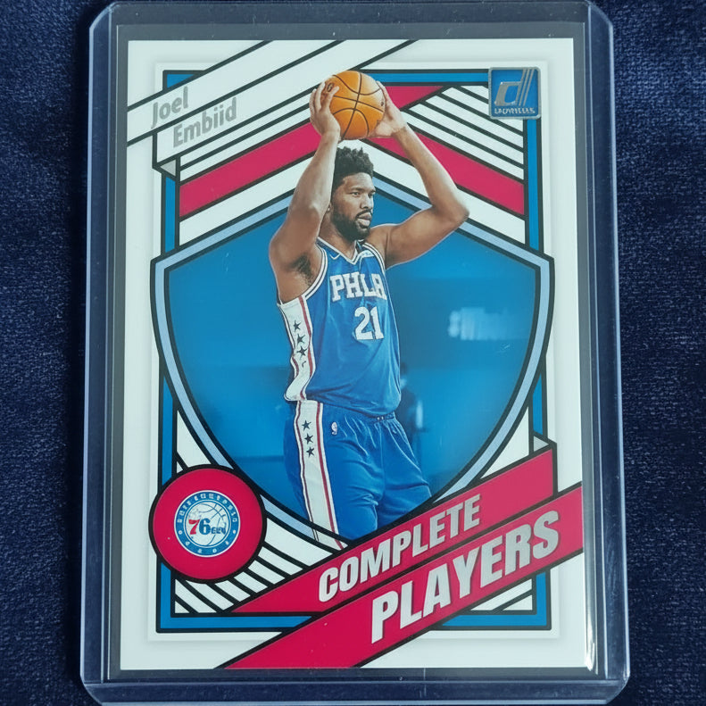 Joel Embiid 2020-21 Panini Donruss complete players #2 NBA Basketball Philadelphia 76ers Excellent sleeved