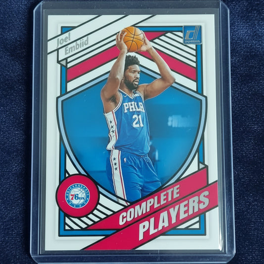 Joel Embiid 2020-21 Panini Donruss complete players #2 NBA Basketball Philadelphia 76ers Excellent sleeved