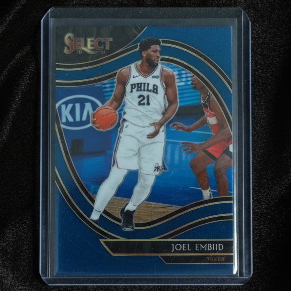 Joel Embiid 2021 Panini Select courtside #216 NBA Basketball Philadelphia 76ers Excellent sleeved