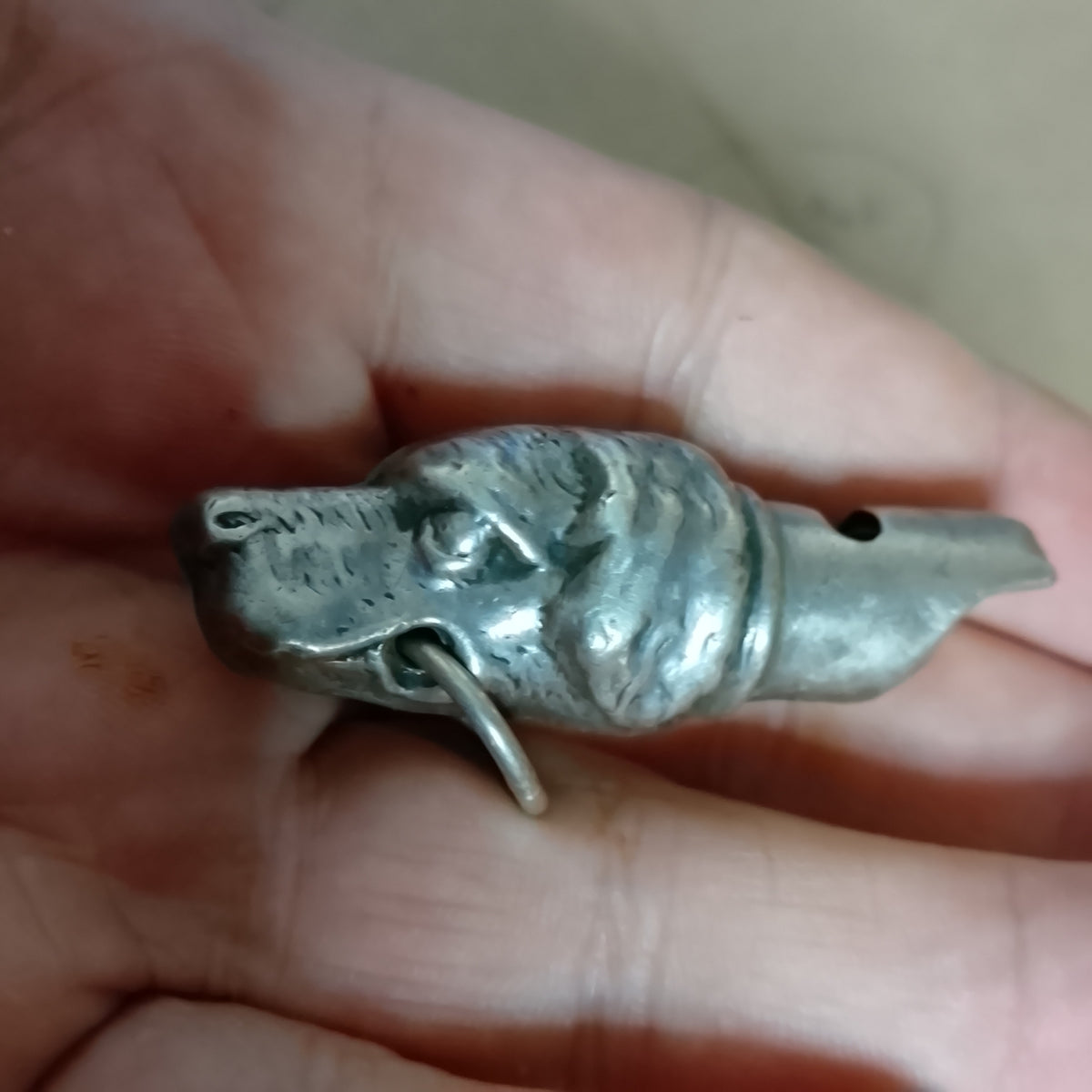Vintage 925 sterling silver Dog hunting Whistle working 10grms