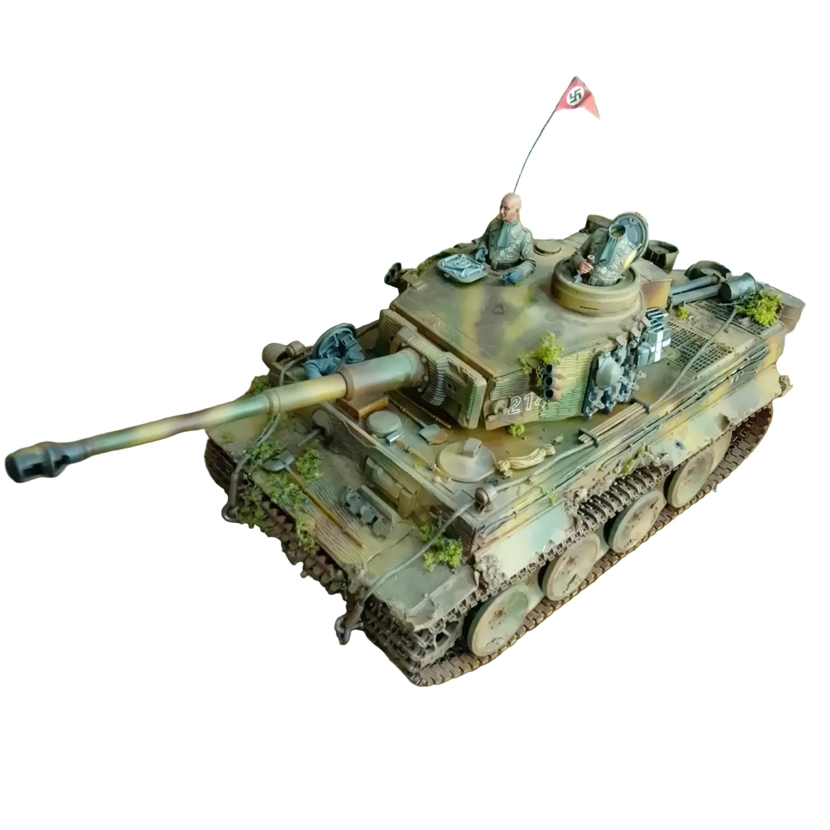 Tamiya 1:16 RC Radio controlled WW2 German Tiger 1 Tank pro built painted stunning