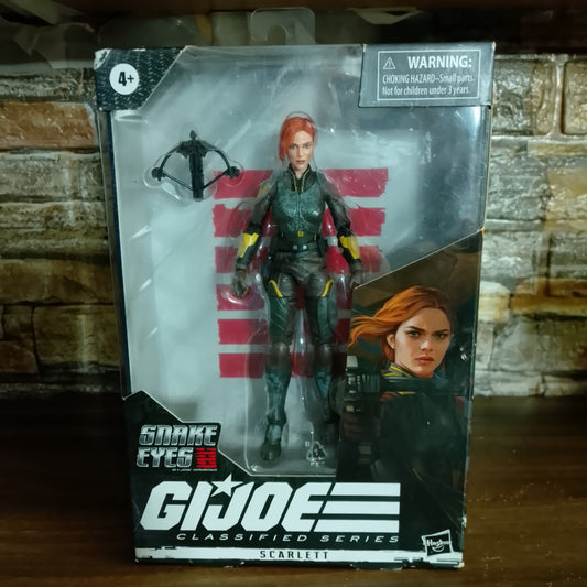 GI JOE Snake Eyes Origins classified series Scarlet 6 inch figure sealed boxed