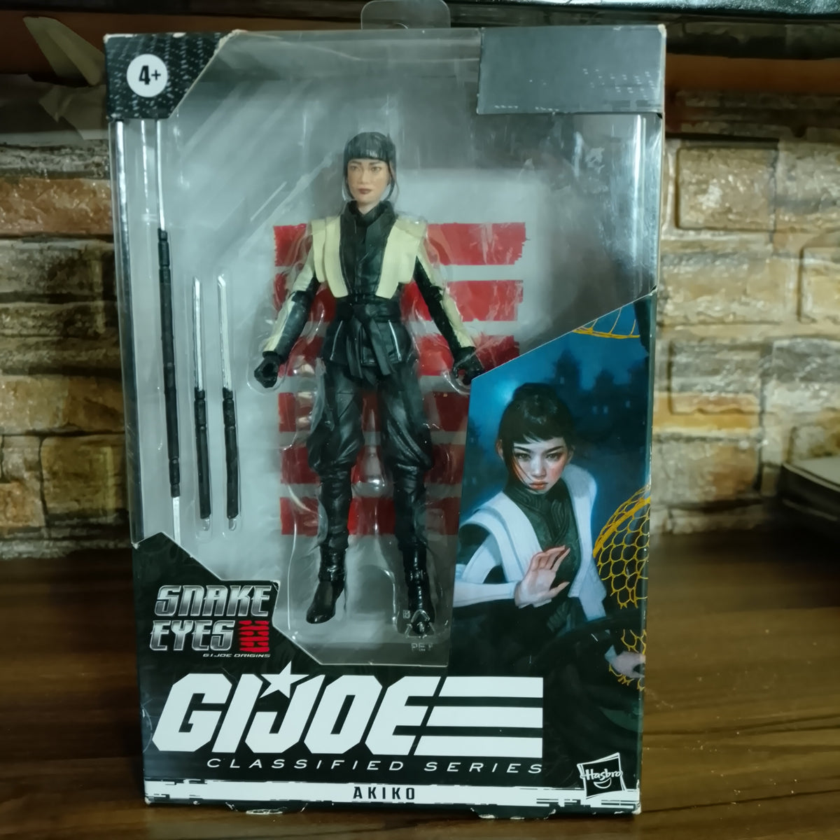 GI JOE Snake Eyes Origins classified series Akito 6 inch figure sealed boxed