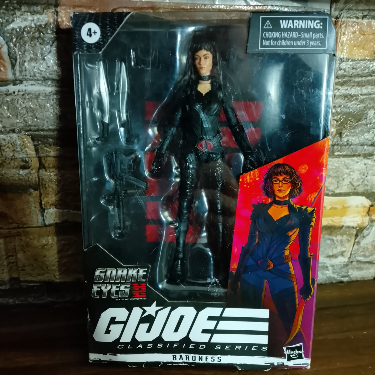 GI JOE Snake Eyes Origins classified series Baroness 6 inch figure sealed boxed 