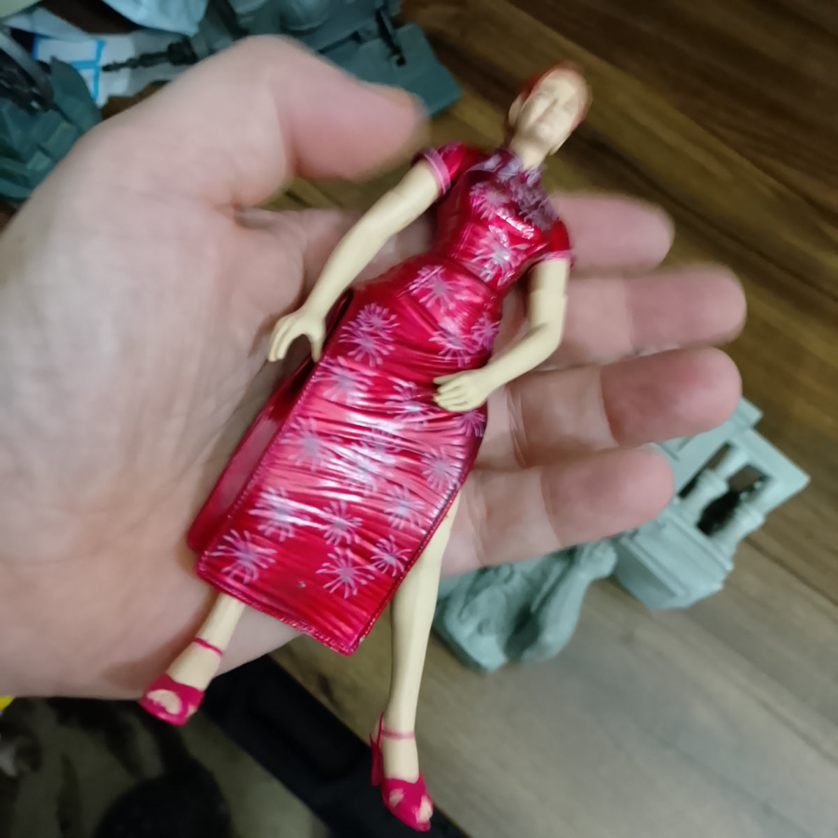 Spider-man 2002 movie Toybiz Mary Jane with breakaway balcony loose superb example 6 inch