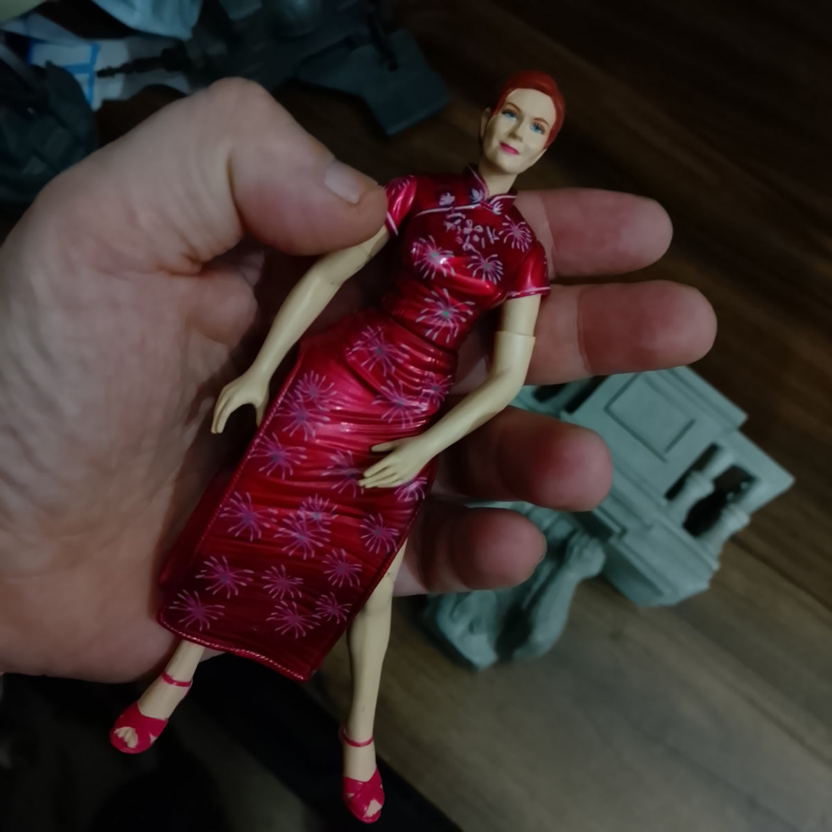 Spider-man 2002 movie Toybiz Mary Jane with breakaway balcony loose superb example 6 inch
