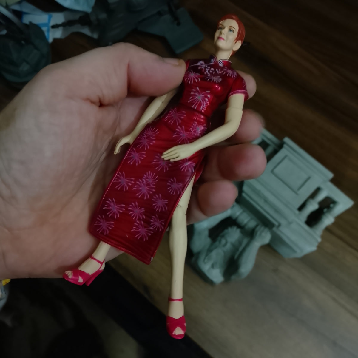 Spider-man 2002 movie Toybiz Mary Jane with breakaway balcony loose superb example 6 inch