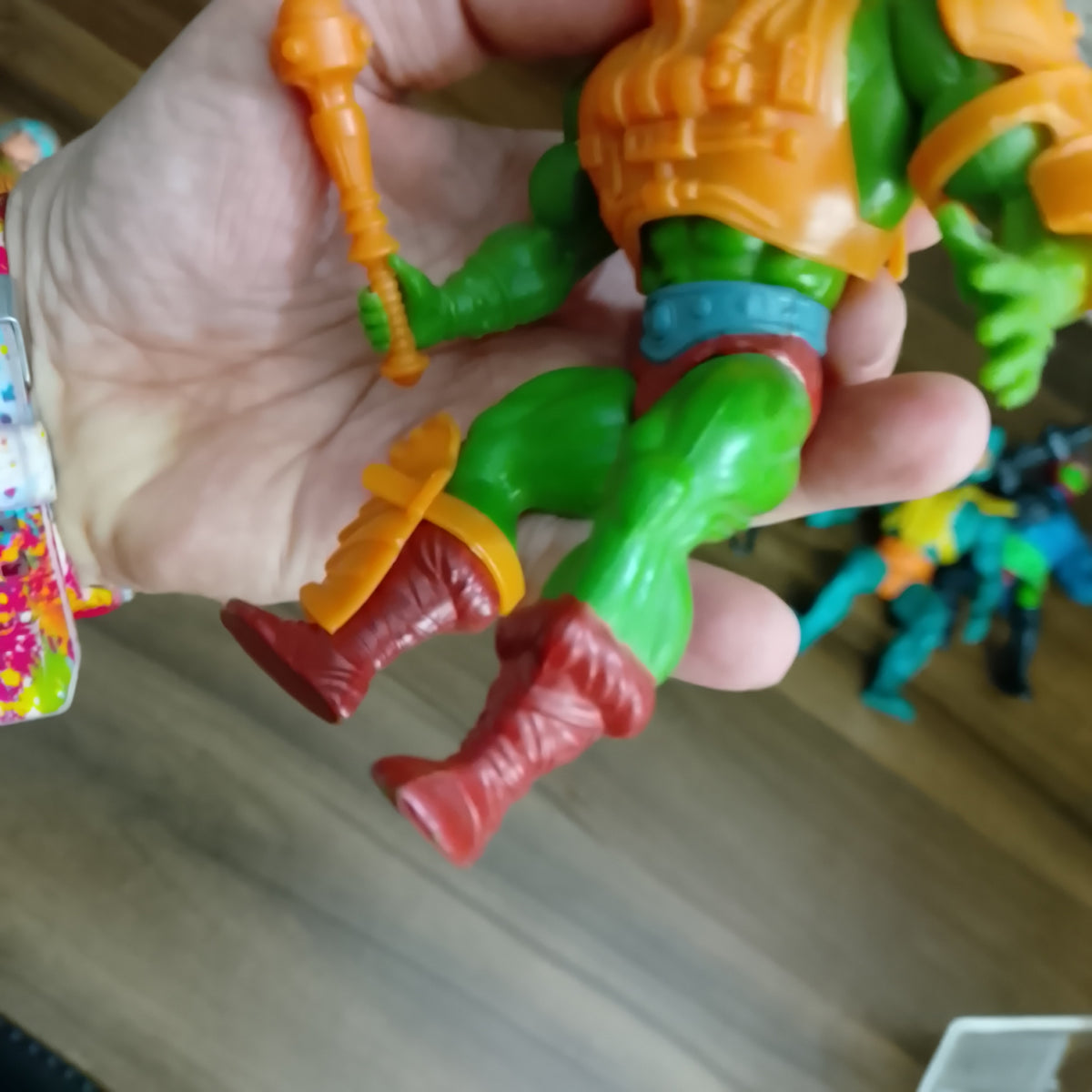 Masters of the Universe 1981 Taiwan Man-at-Arms complete nice example loose retro action figure