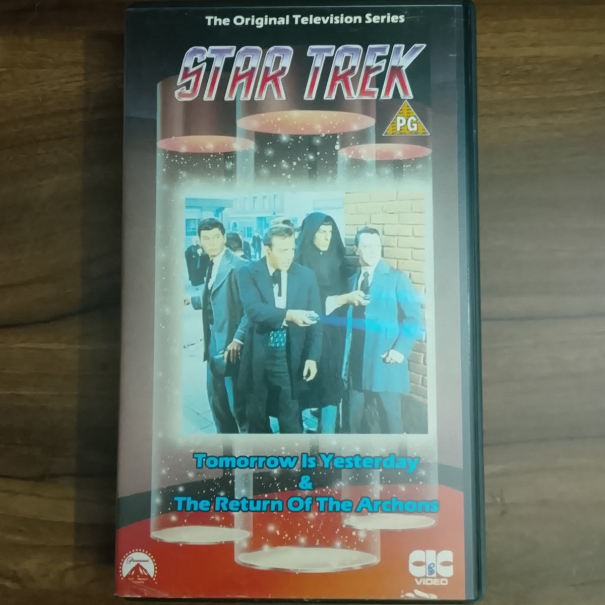 Star Trek CIC Video VHS Cassette episodes 21 & 22 Tomorrow is yesterday retro film TV PG