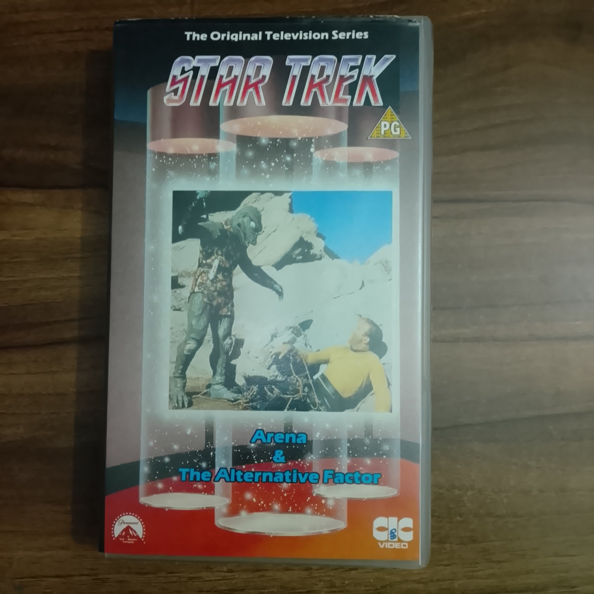 Star Trek CIC Video VHS Cassette episodes 19 & 20 Arena, The alternative factor retro film TV PG
