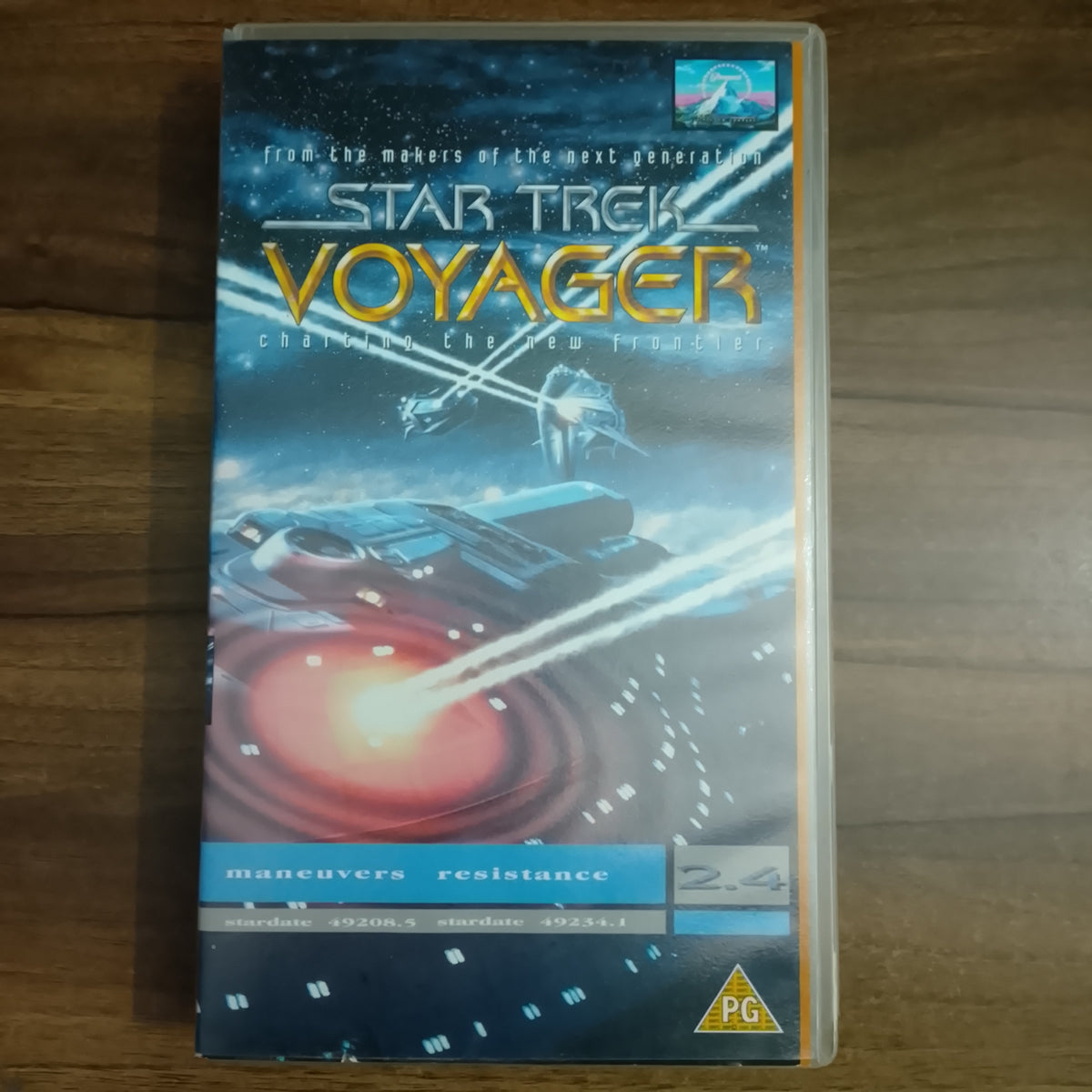 Star Trek Voyager Video VHS Cassette Season 2, volume 4 retro film TV PG